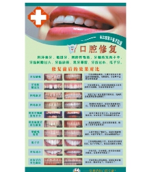 齿科医院诊所医院宣传牌牙齿牙科牙齿修复图片