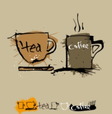 咖啡杯插画图片