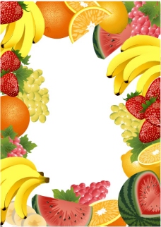 水果及水果边框素材