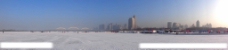 哈尔滨松花江上冬景图片