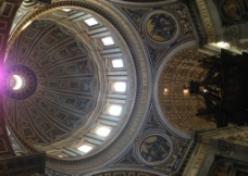 圣彼得大教堂穹顶图片