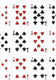 52张 扑克牌图片
