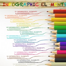 彩色铅笔与涂鸦商务海报