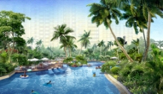 泳池设计游泳池景观设计图片