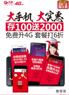 4G中国电信图片
