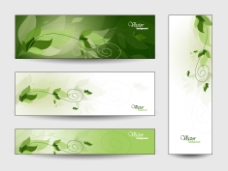 绿色环保条幅设计图片
