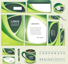 绿色信纸VI设计