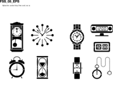 家具广告手表钟表剪影图片