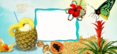 菠萝儿童相册模板