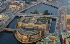 斯德哥尔摩市中心的圣灵岛图片