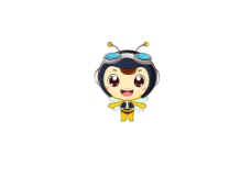 蜜蜂蜂蜜吉祥物图片