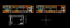 欧式橱柜成品设计cad模块下载