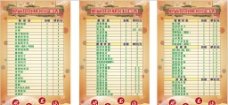 中式快餐价目表图片