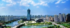 杭州西湖文化广场俯瞰图片