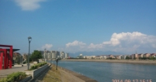 河水景观图片