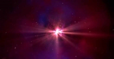 宇宙星空红色光效视频素材