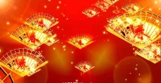 新年春节联欢晚会动态背景视频素材