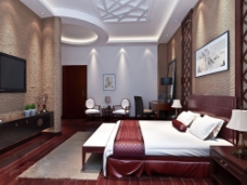 中国风古典卧室