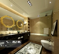 室内豪华卫浴3模型素材