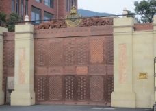 别墅铜门   大型铜门图片