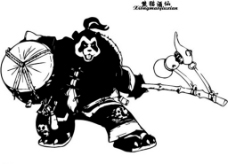 熊猫酒仙图片
