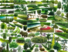 园林景观素材 PSD分层素材图片