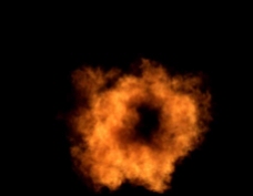 火球火焰粒子标清动态视频素材