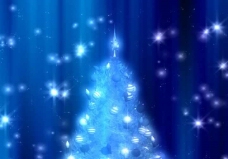 梦幻圣诞树标清动态背景视频素材
