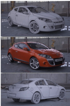跑车汽车模型图片
