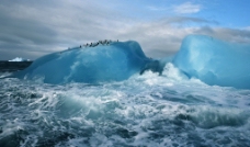 冰山海水图片