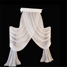 白色帘布设计3Ｄ模型素材