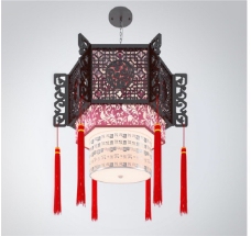 中式花灯3Ｄ模型素材