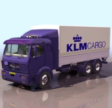 运输卡车3d模型图片