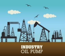工业与制造能源化工石油制造行业矢量素材图片