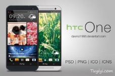 HTC ONE模型PSD素材