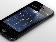 苹果5 iOs6 天气UI设计