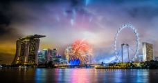 新加坡摩天轮图片