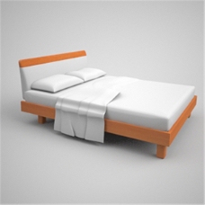 俄罗斯家具床3D模型素材