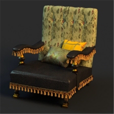 凳子设计3D模型素材