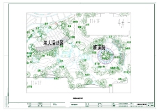 涛院绿化平面图CAD图纸