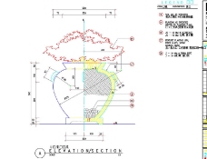 杭州山水人家景观细部CAD图纸