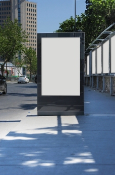 空白灯箱广告图片